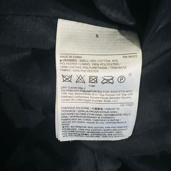 Banana Republic Marled Sleeveless Flare Hem Dress Size 8 Gray Black - Picture 4 of 7